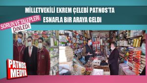 Milletvekili Ekrem Çelebi, Patnos'ta Esnafları Ziyaret Etti.