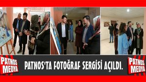 PATNOS'TA FOTOĞRAF SERGİSİ AÇILDI.