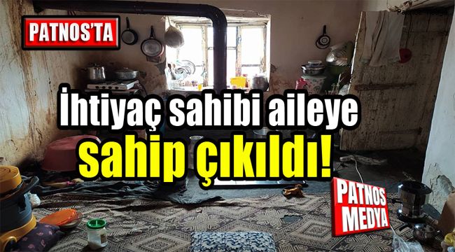 patnos ta ihtiyac sahibi aile ye sahip cikildi haber patnos medya