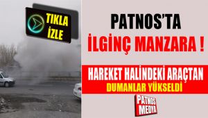 Patnos'ta ilginç manzara!
