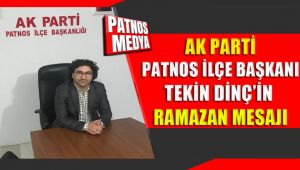 Başkan Tekin Dinç'den Ramazan mesajı