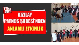 Kızılay Patnos Şubesi'nden Anlamlı Etkinlik