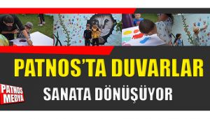 Patnos'ta Duvarlar Sanata Dönüşüyor