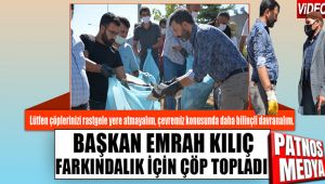 PATNOS BELEDİYESİ'NDEN, ÇEVRE TEMİZLİK KAMPANYASI