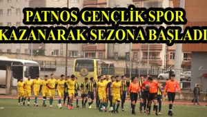 Patnos Gençlik Spor Deplasmanda Kazanarak Sezona Başladı.