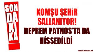 Patnos'ta Korkutan Deprem