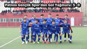 Patnos Gençlik Spor'dan Gol Yağmuru: 5 -0