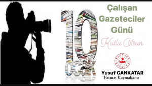 10 Ocak Çalışan Gazeteciler Günü kutlu olsun
