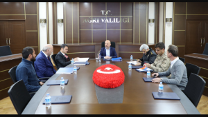 Gürbulak Gümrük Kapısı Yeniden Yapım İşinin Ele Alındığı Çalışma Grubu Toplantısı Düzenlendi