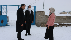 KAYMAKAM CANKATAR'DAN USLUCA İLKOKULUNA ZİYARET