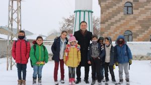 KAYMAKAM CANKATAR HANE ZİYARETLERİNE DEVAM EDİYOR