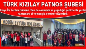 Türk Kızılay Patnos Şubesi Temalı Seminer Düzenledi