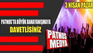 PATNOS'TA BÜYÜK DAYANIŞMAYA DAVETLİSİNİZ.