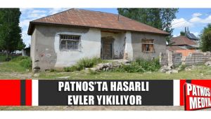 Patnos'ta Hasarlı Evler Yıkılıyor