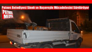 Patnos Belediyesi Sinek ve Haşereyle Mücadelesini Sürdürüyor
