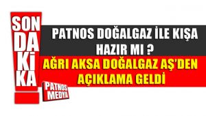 Patnos Doğalgaz ile kışa hazır mı ?