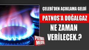 Çelebi'den Açıklama Geldi Doğalgaz ne zaman verilecek.?