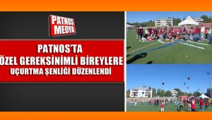 Patnos'taki özel gereksinimli bireylere uçurtma şenliği