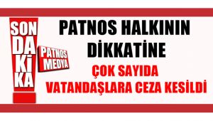 PATNOS HALKININ DİKKATİNE