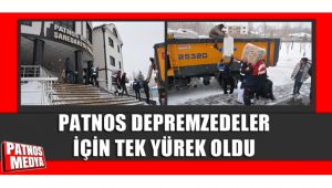 Patnos, depremzedeler için tek yürek oldu