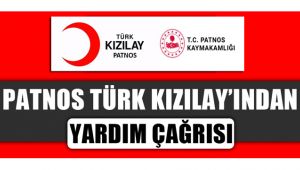 PATNOS KIZILAY'DAN YARDIM ÇAĞRIS