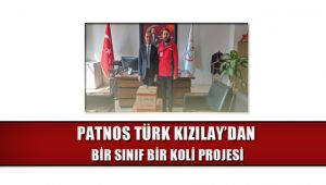 PATNOS TÜRK KIZILAY'DAN ''BİR SINIF BİR KOLİ PROJESİ''