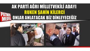 Ak Parti Ağrı Milletvekili Adayı Ruken Şahin Kilerci'ye Büyük İlgi Devam ediyor.