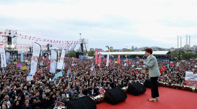 İYİ PARTİ GENEL BAŞKANI MERAL AKŞENER MİLLET İTTİFAKININ İSTANBUL MİTİNGİNDE KONUŞTU;