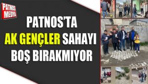 Patnos'ta AK Gençler sahayı boş bırakmıyor