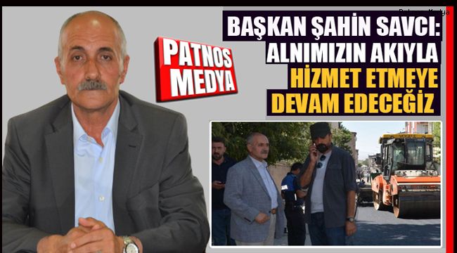 Başkan M.Şahin Savcı, asfalt çalışmalarını denetledi.