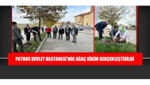 PATNOS'TA AĞAÇ DİKİMİ GERÇEKLEŞTİRİLDİ