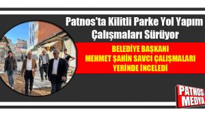 Patnos'ta Kilitli Parke Yol Yapım Çalışmaları Sürüyor