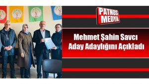 Mehmet Şahin Savcı Aday Adaylığını Açıkladı 