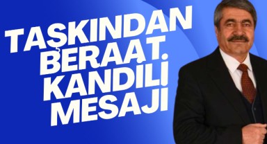 AK Parti Patnos Belediye Başkan Adayı Abdulhalik Taşkından Beraat Kandili Mesajı