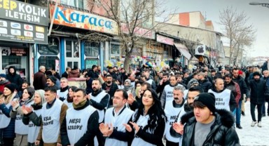 Dem Parti Patnos'ta Özgürlük Yürüyüşü Düzenledi