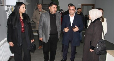 DEM Parti Adayları Ziraat Odası Başkanı Hakan Hakverdi'yi Ziyaret etti