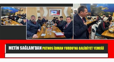 Metin Sağlam'dan Patnos İdman Yurdu Spor'a Galibiyet Yemeği