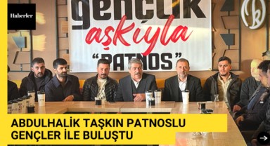 Patnos Ak Parti Belediye Başkan Adayı Abdulhalik Taşkın Gençlerle Buluştu.