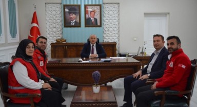 Patnos Kızılay'dan Kaymakam Taş'a Hayırlı Olsun Ziyareti