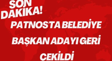 Patnos'ta Belediye Başkan Adayı Geri Çekildi