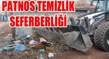 Patnos'ta Temizlik Seferberliği