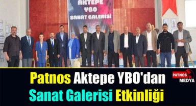 Patnos Aktepe YBO'da Sanat Galerisi Etkinliği!