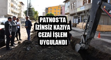 Patnos'ta Türk Telekom'a Cezai İşlem: İzinsiz Yol Çalışması Nedeniyle