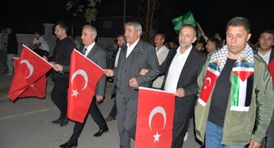 Patnos'ta İsrail'e Karşı Birlik Oldular