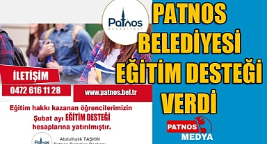 Patnos Belediyesi Eğitim Ödemeleri Yapıldı
