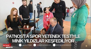 Patnos'ta Spor Yetenek Testiyle Minik Yıldızlar Keşfediliyor