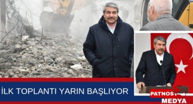 PATNOS'TA YARIN İLK TOPLANTI BAŞLIYOR