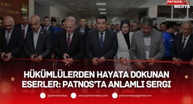 Hükümlülerden Hayata Dokunan Eserler: Patnos'ta Anlamlı Sergi