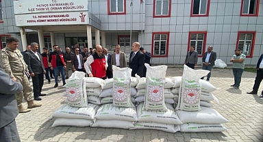 Patnos'ta %75 Hibeli Kuru Fasulye Tohumu Dağıtımı Gerçekleştirildi