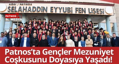 Patnos'ta Gençler Mezuniyet Coşkusunu Doyasıya Yaşadı!